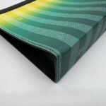 Pochette Voyage MM Damier Striped Gradient Yellow Green SHW