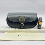 Bobby East West Calfskin Smooth Black GHW