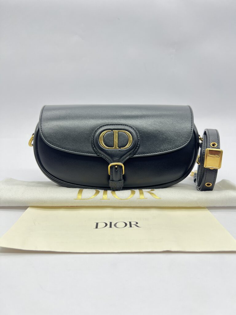 Bobby East West Calfskin Smooth Black GHW