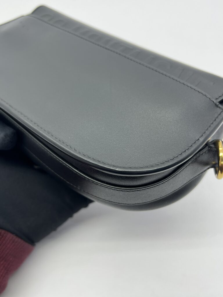 Bobby East West Calfskin Smooth Black GHW