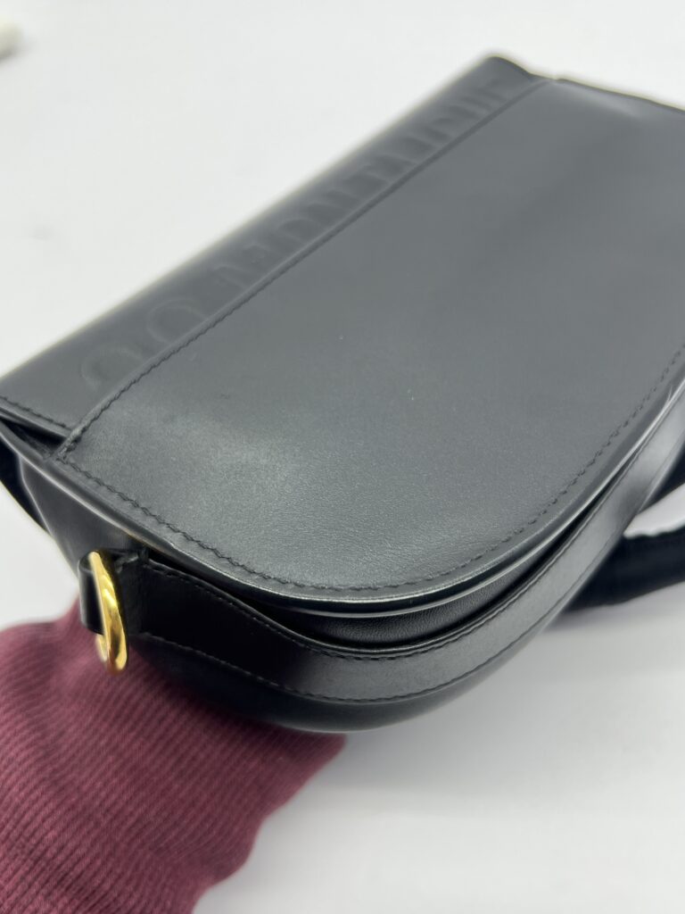 Bobby East West Calfskin Smooth Black GHW