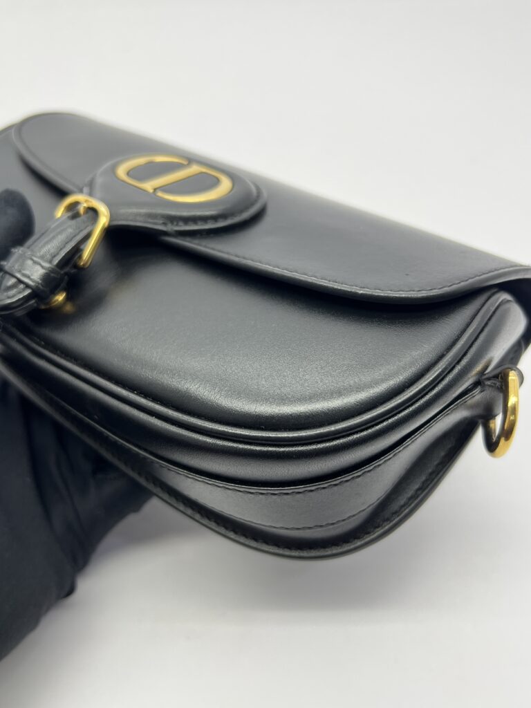 Bobby East West Calfskin Smooth Black GHW