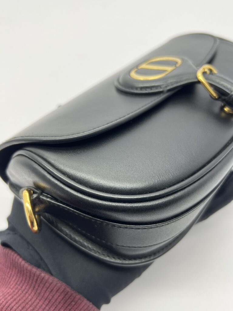 Bobby East West Calfskin Smooth Black GHW