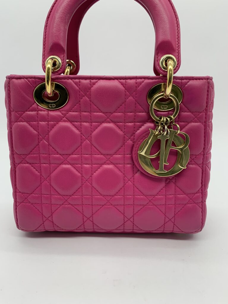 Lady Dior Small Lambskin Pink GHW