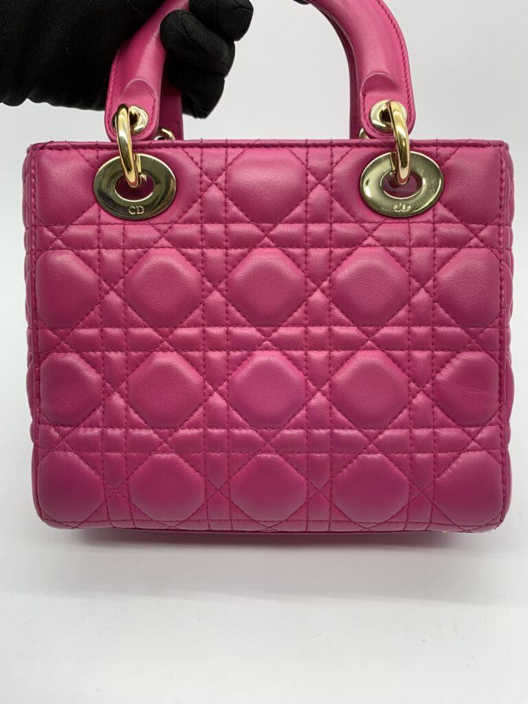 Lady Dior Small Lambskin Pink GHW