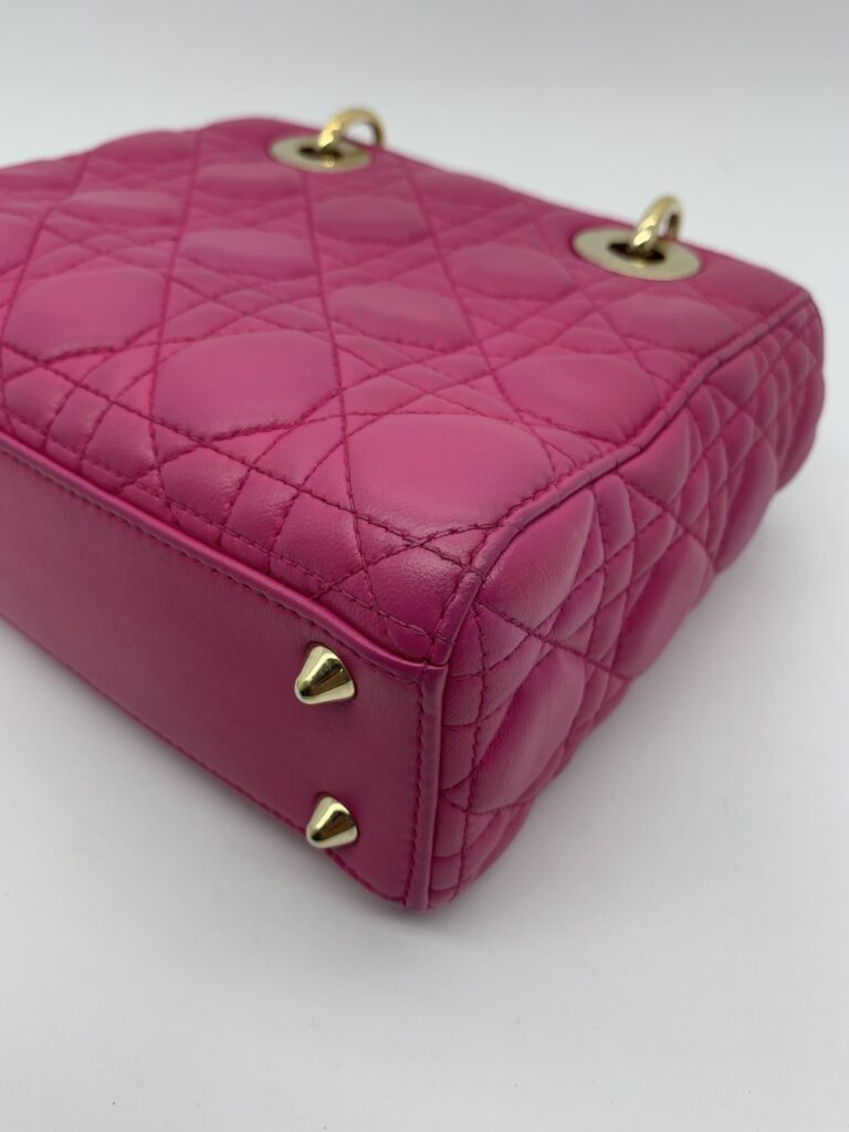 Lady Dior Small Lambskin Pink GHW