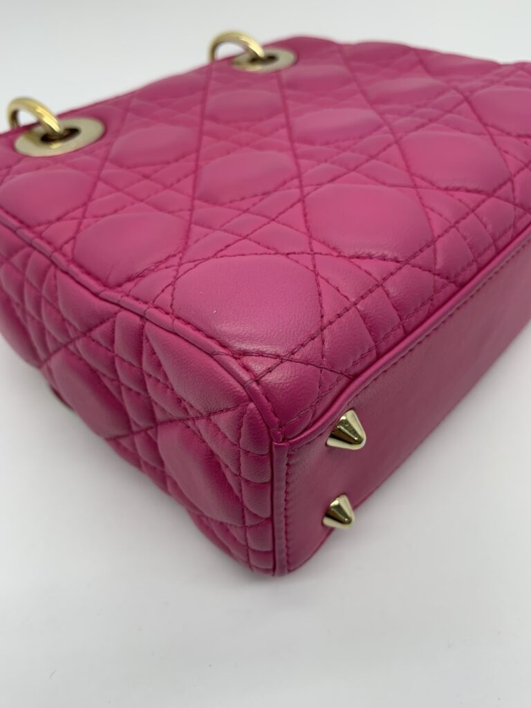 Lady Dior Small Lambskin Pink GHW