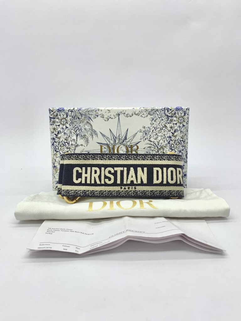 Strap Canvas Embrodered Blue GHW