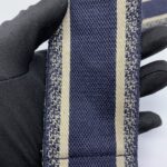 Strap Canvas Embrodered Blue GHW