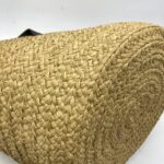 Panier Medium Raffia Ivory Brown GHW