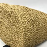 Panier Medium Raffia Ivory Brown GHW