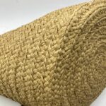 Panier Medium Raffia Ivory Brown GHW