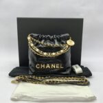 C22 Mini Lambskin Black GHW