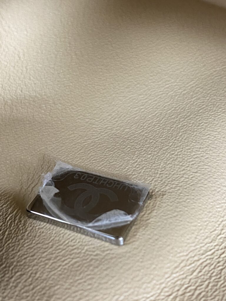 Classic Small D Flap Caviar Beige SHW