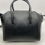 Small Antigona Black Stud SHW