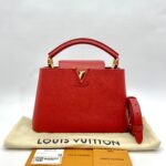 Capucines BB Taurillon Scarlet GHW