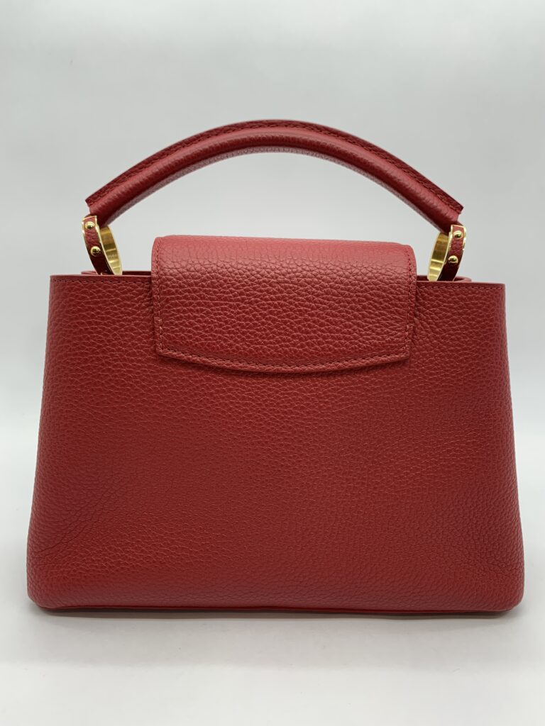 Capucines BB Taurillon Scarlet GHW