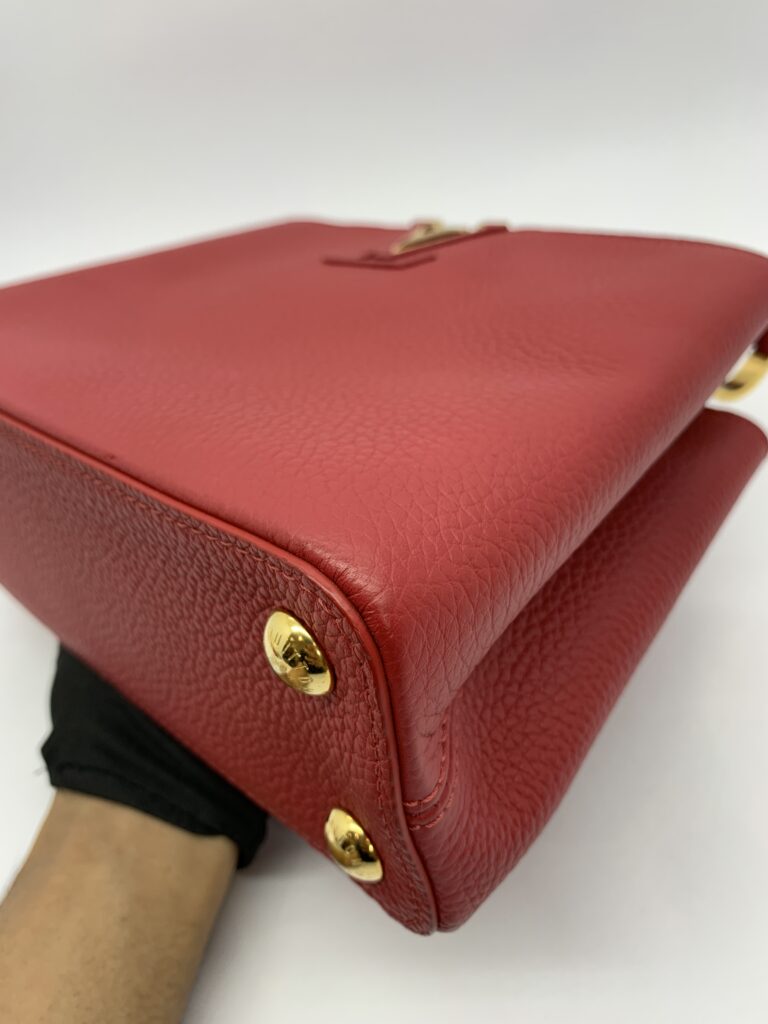 Capucines BB Taurillon Scarlet GHW