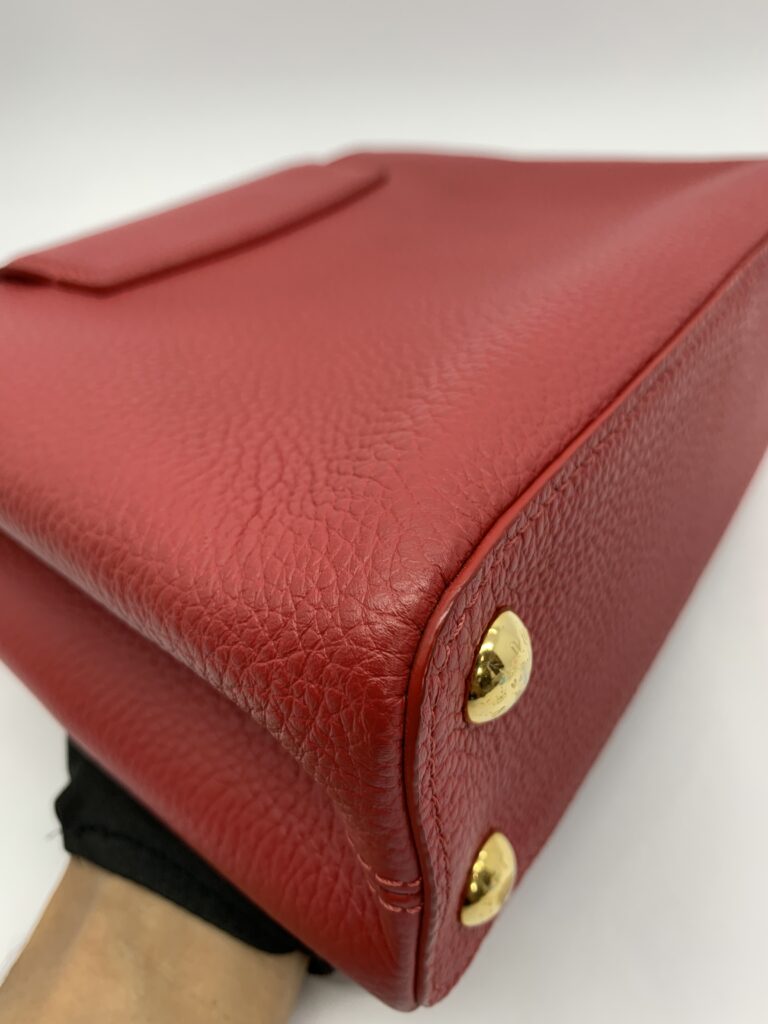 Capucines BB Taurillon Scarlet GHW