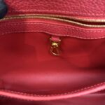 Capucines BB Taurillon Scarlet GHW