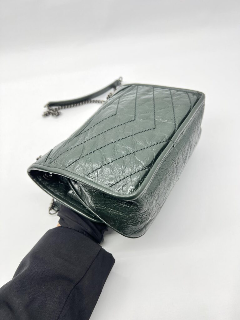 ⁠YSL Niki Small Green