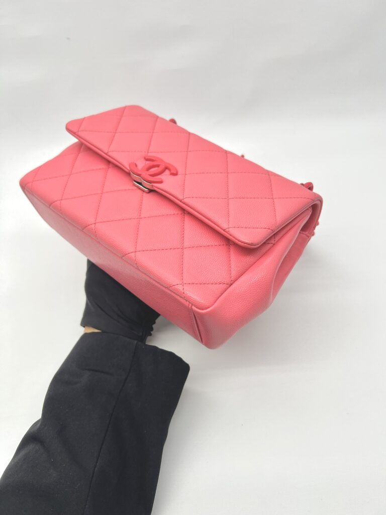 MY Everything Bag Caviar Pink Enamel Pink HW