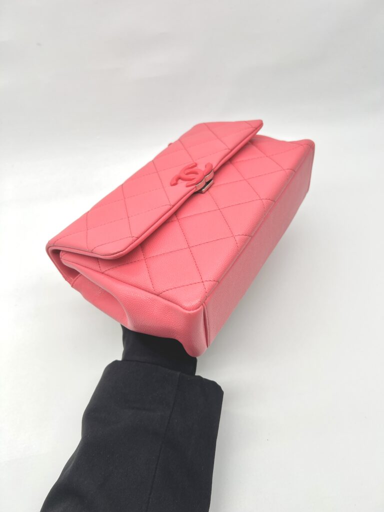 MY Everything Bag Caviar Pink Enamel Pink HW