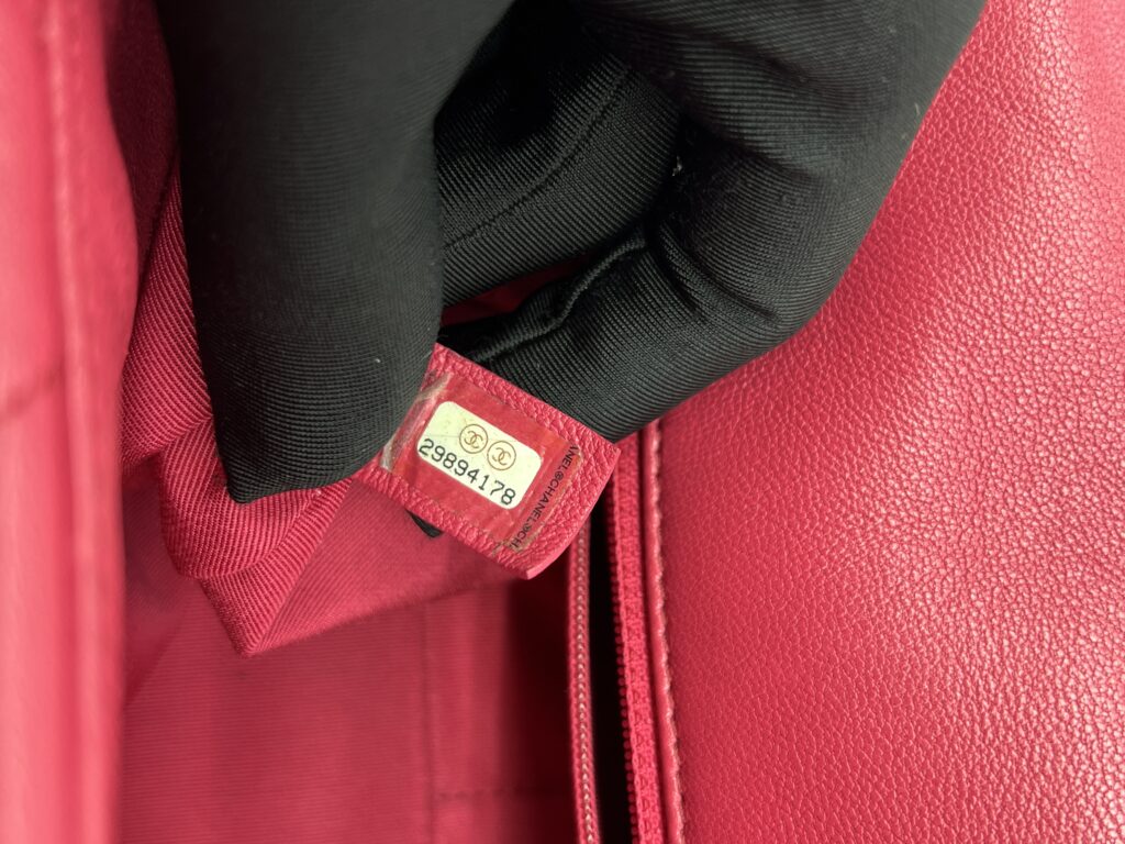 C19 Large Lambskin Red Pink