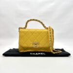 Chanel Infinity Top Handle Yellow