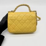 Chanel Infinity Top Handle Yellow