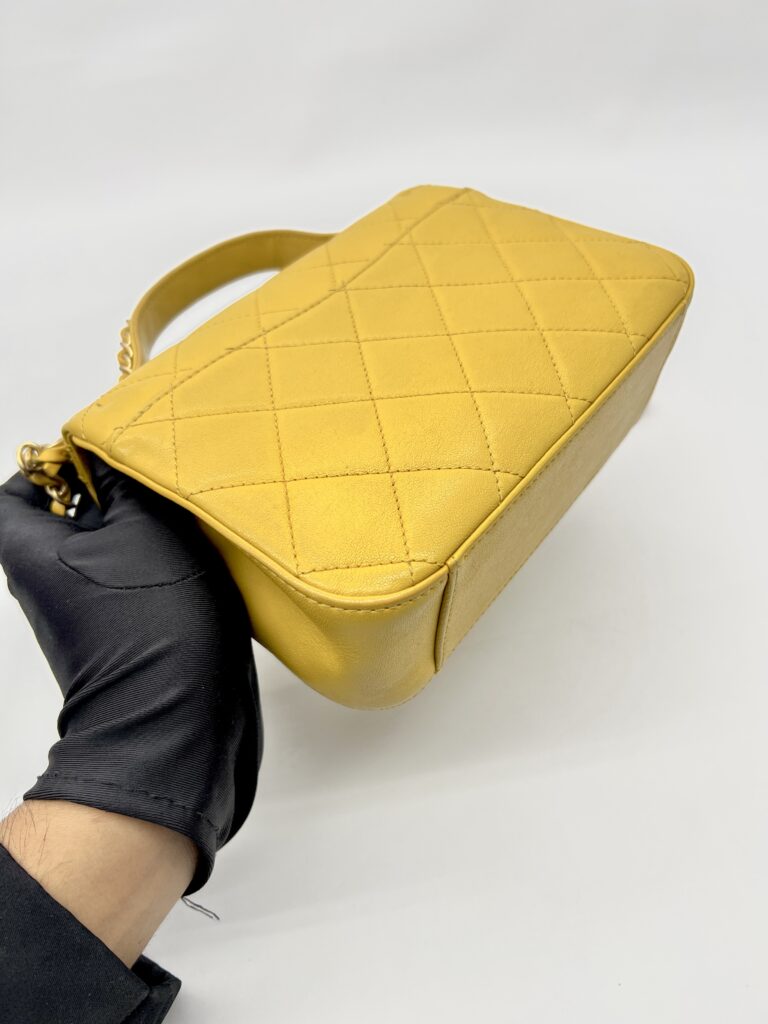 Chanel Infinity Top Handle Yellow