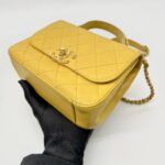 Chanel Infinity Top Handle Yellow