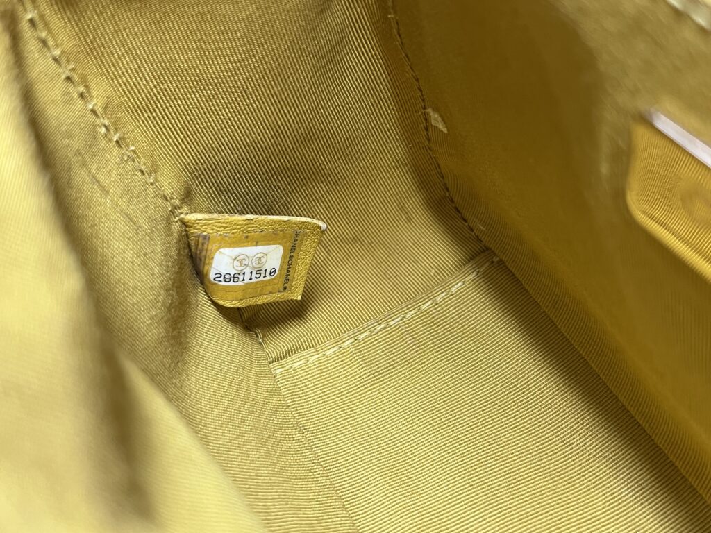 Chanel Infinity Top Handle Yellow