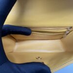 ⁠Chanel Mini Top Handle Jaune