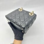 Lady Dior Mini Lambskin Pearl GHW