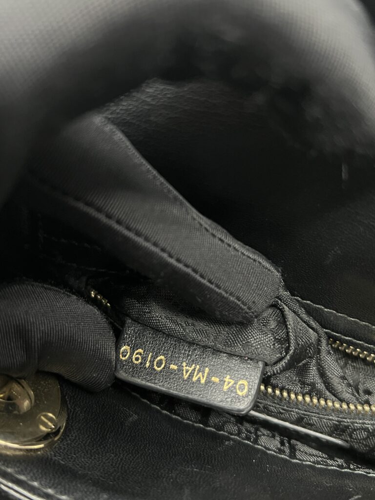 Lady Dior Mini Lambskin Pearl GHW