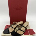 Rockstud Mules Black