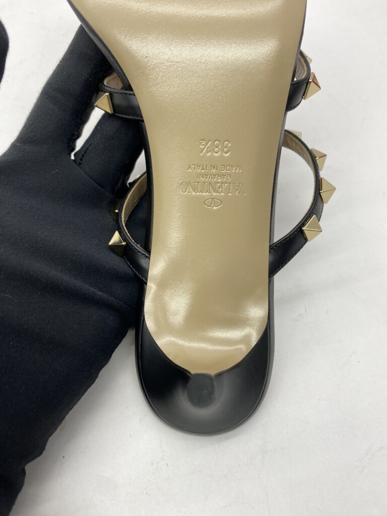 Rockstud Mules Black