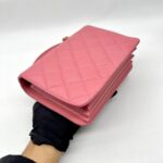 CC Top Handle Chain Caviar Pink GHW