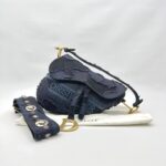 Saddle Embroidered Camouflage Navy GHW