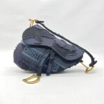 Saddle Embroidered Camouflage Navy GHW