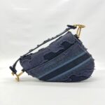 Saddle Embroidered Camouflage Navy GHW