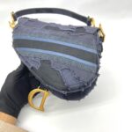Saddle Embroidered Camouflage Navy GHW