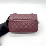 CC Waiter Flap Bag Caviar Burgundy RHW
