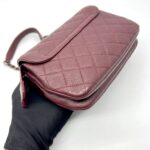 CC Waiter Flap Bag Caviar Burgundy RHW