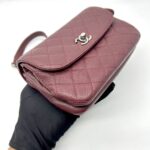 CC Waiter Flap Bag Caviar Burgundy RHW