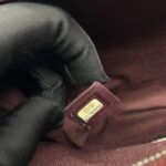 CC Waiter Flap Bag Caviar Burgundy RHW