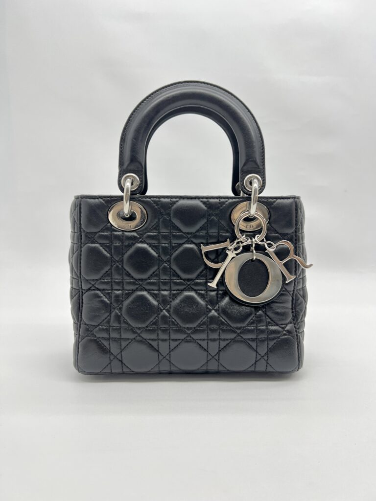 Lady Dior Small Lambskin Black SHW