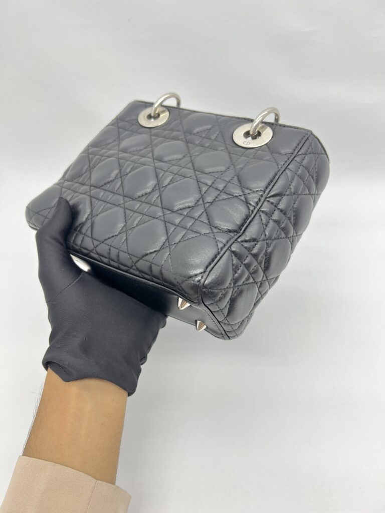 Lady Dior Small Lambskin Black SHW