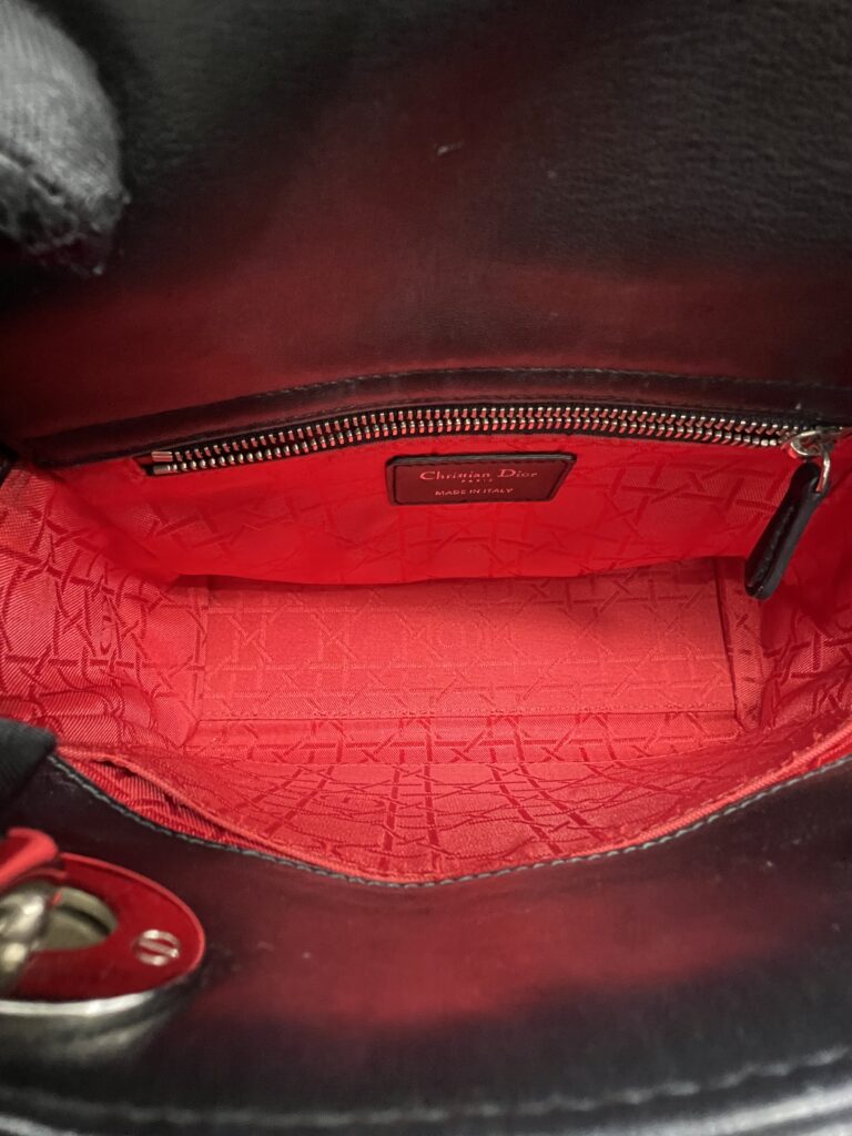 Lady Dior Small Lambskin Black SHW